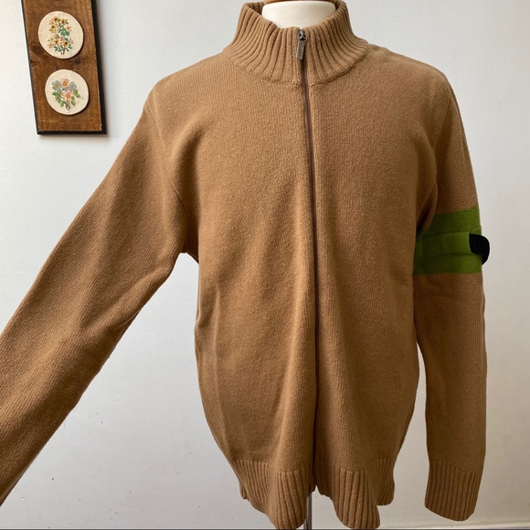 Bikkembergs Wool Full Zip Sweater Made In Italy - Picture 8 of 13